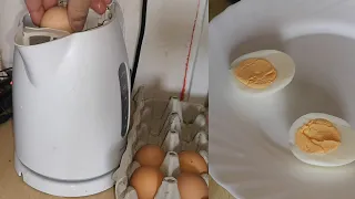 Comment faire cuire des oeufs dans une bouilloire électrique