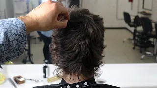 corte de hombre DESMECHADO/TEXTURADO con TIJERA/ FULL TUTORIAL