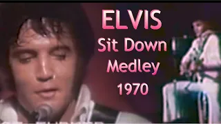 ELVIS Presley LIVE 1970 Sit Down Medley Las Vegas🎵 Little Sister, Love Me, Are You Lonesome Tonight