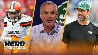 Rodgers, Jets make Hard Knocks debut, Johnny Manziel says he watched 'zero' film in NFL | THE HERD