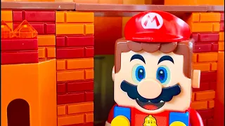 Lego Mario enters the 3D Mario world game to save Princess Peach! Will he save her? #legomario