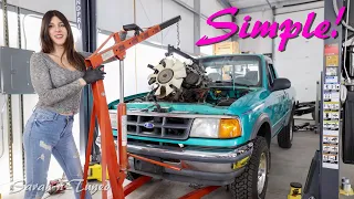 They Couldn't Make This Any Easier! // Ford Ranger 4.0 Engine Removal