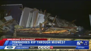 Tornados leave trail of destruction across Ohio, Indiana