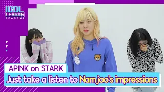 [IDOLLEAGUE PRIVIEW] JooJiRong leader Namjoo’s insists on doing impressions (주지롱 리더 남주의 막무가내 성대모사)