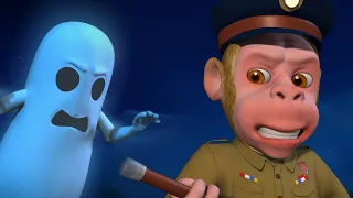 EK Bhoot Aaya Jungle Mein - Police Bandar Mama | Hindi Rhymes for Children | Infobells