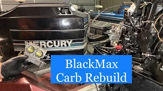 Carburetor Rebuild on a MERCURY Outboard BlackMax 135 HP, Carb Rebuild Part 1
