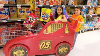 Heidi and Zidane goes Grocery Shopping at the Food Store