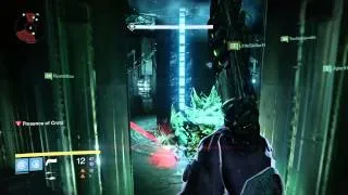 crota jumping down off the bridge and smashing me with his sword