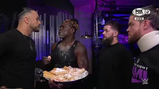 R-Truth habla con The Judgment Day en Backstage - WWE Raw 27/11/2023 (En Español)