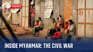 Inside Myanmar: The civil war that has left hundreds of thousands homeless