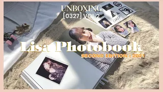 Unboxing Blackpink Lisa photobook [0327] Vol.02 - second edition 2021