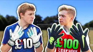 £10 Goalie Gloves Vs. £100 Pro Goalie Gloves | ft. W2S