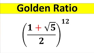 A Nice Exponent Math Simplification || Math Olympiad | Golden Ratio | How to Solve @themathscholar23