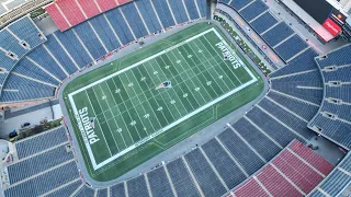 Aerial view of Gillette Stadium