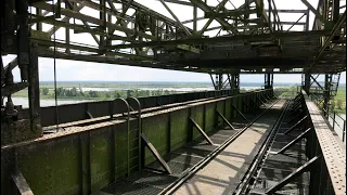 Tagesfahrt mit dem Anklamer Ruderklub zur Besteigung der Karniner Hubbrücke