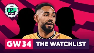 FPL GW34: THE WATCHLIST | Free Hit Differentials | Double Gameweek 34 | Fantasy Premier League Tips