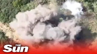 Two Russian MT-LB armored vehicles destroyed by Ukrainian brigade in swift ambush