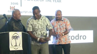 Fijian Prime Minister Hon. Voreqe Bainimarama officiates the Fiji Rugby Union Awards for 2016