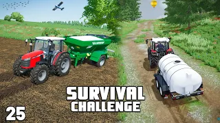 NEW EQUIPMENT FOR A NEW YEAR OF FARMING | Survival Challenge | Farming Simulator 22 - EP 25