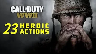 All 23 Heroic Actions | Location and Guide | Call of Duty: WWII