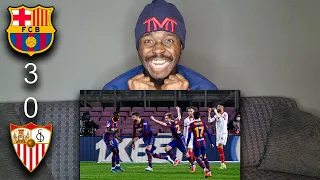 Barcelona 3-0 Sevilla  | Late Drama!!! | Live reaction | Copa Del Rey Semi Final