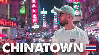 CHINATOWN IN BANGKOK 🇹🇭 EXPLORING THE FAMOUS NIGHT MARKET