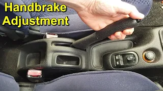 Handbrake Adjustment - Peugeot 206