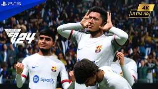 EA FC 24 | FC Porto vs Barcelona - UEFA Champions League | PS5 4K