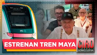 Así fue el primer recorrido del Tren Maya con el presidente López Obrador a bordo | Ciro Gómez Leyva