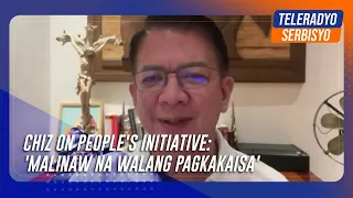 Chiz on people's initiative: 'Malinaw na walang pagkakaisa' | TeleRadyo Serbisyo