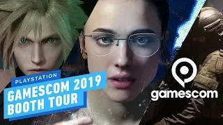 Death Stranding, FFVII & COD: Modern Warfare at the Sony Playstation Booth Tour - Gamescom 2019