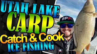 Carp Catch and Cook Utah Lake Ice Fishing Tips Utah Fishing Tips Carp Fishing BendoskiPowerFishing