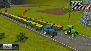 Fs 16 Make Biggest Trali Load Corn & Wheat ! Farming Simulator 16 timelapse #fs16