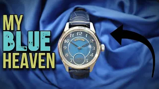 Blue Dial Heaven - The LAINE Gelidus 2 - Watch Review Blue Fume Dial - Hand-Wound Dress Watch G2