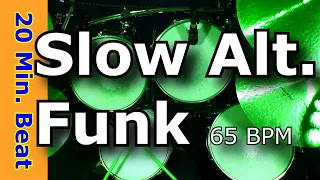 Slow Alternative Funk Drum Loop 65 BPM