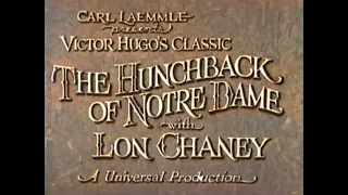 The Hunchback of Notre Dame 1923 Silent Film in Color