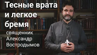 Тесные врата и лёгкое бремя. Об одном противоречии. Священник Александр Востродымов в прямом эфире!