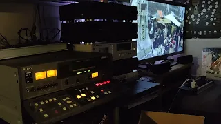 Sony PVW-2800 Betacam SP editing deck  first recording test