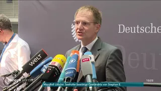 Statement von Generalbundesanwalt Peter Frank zum Mordfall Lübcke am 26.06.19