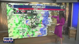 Seattle weather: Scattered showers, gusty winds, high surf, and heavy mountain snow