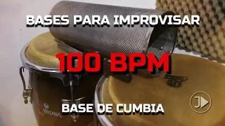 Base de CUMBIA | 100 Bpm 🥁 | Para Improvisar/Practicar 🔥