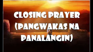 CLOSING PRAYER FOR BIBLE STUDY (PRAYER WARRIORS NEEDED) PRAYER TIME - JEB