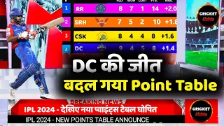 IPL 2024 Points Table Today - Points Table IPL 2024 || After DC Win Vs GT ||Before SRH Vs RCB Match