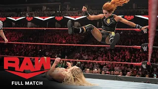 FULL MATCH - Becky Lynch vs. Charlotte Flair: Raw, October 14, 2019