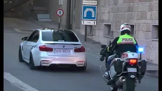 Police vs Supercars in Monaco - Top Marques 2018