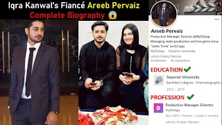Iqra Kanwal's Faince Areeb Pervaiz Complete Biography | Areeb Pervaiz Job, Education  | Sistrology