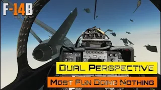 DCS World - F-14 Tomcat - Dual Perspective - Most fun I've had doing nothing