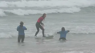 Women's Surf Weekends is association with Roxy and Quiksilver Surf School Newquay