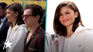 Zendaya’s Tennis Date w/ Tom Holland At BNP Paribas Open Final