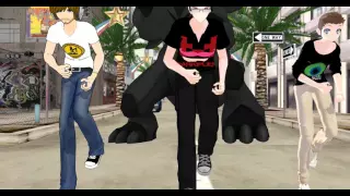 [MMD] Markiplier Party Rocking with PewDiePie and Jacksepticeye
